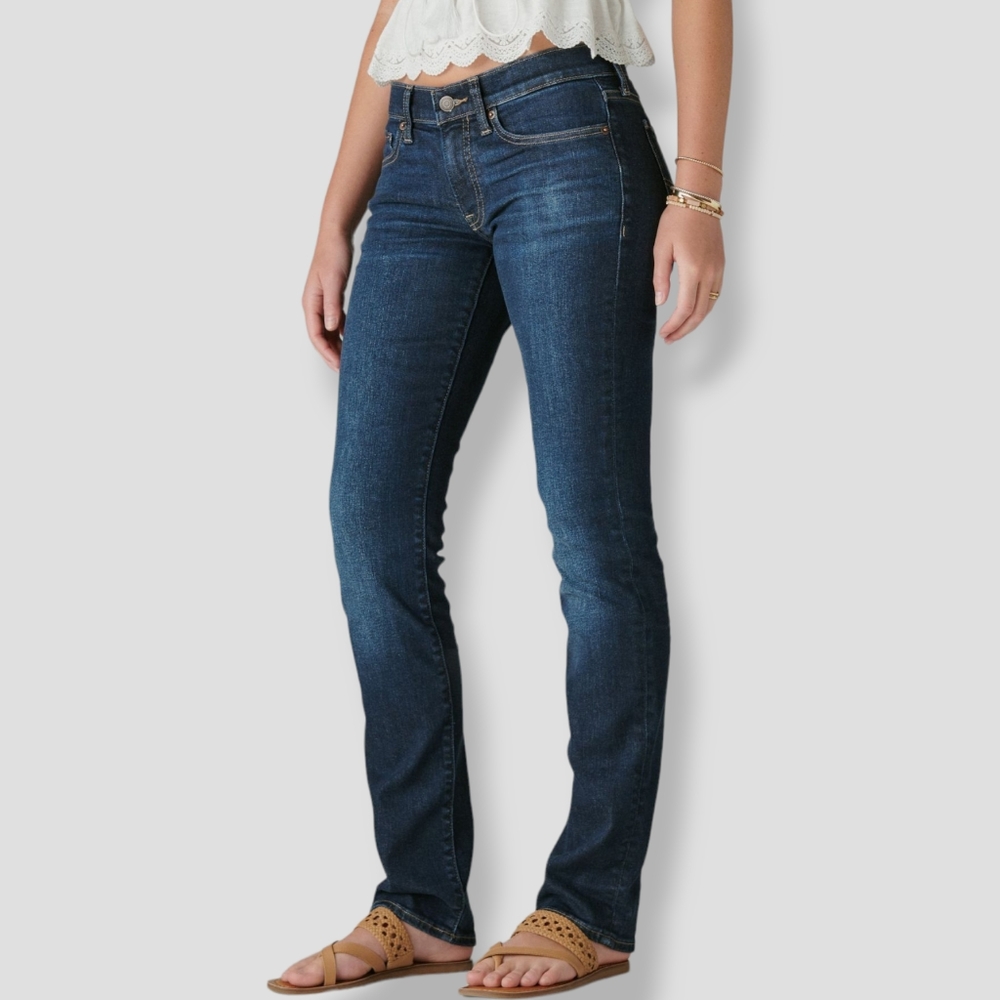 NWOT LUCKY BRAND Sweet Straight Denim Indigo Blue